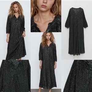 Zara limited edition sequin dress.
